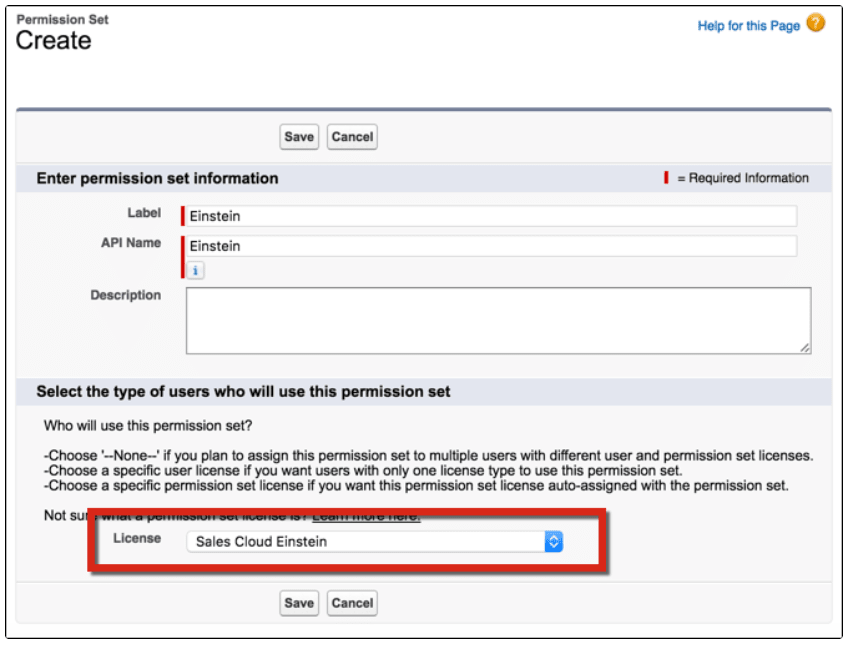 Create Permission List in Sales Cloud Einstein